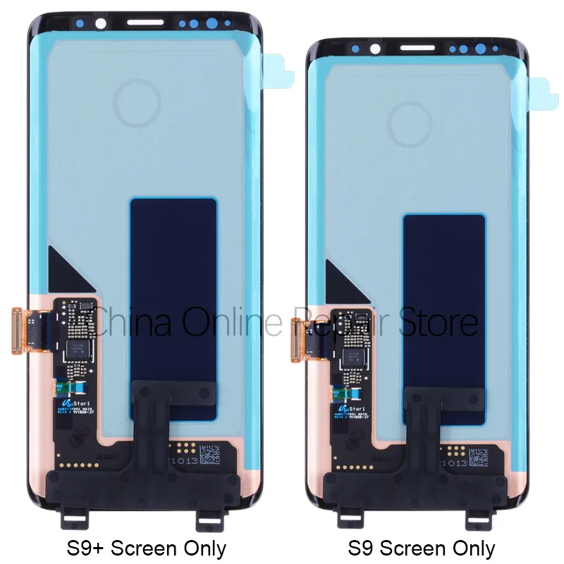 AMOLED Дисплей для SAMSUNG Galaxy S9 LCD G960 G960F S9 Plus LCD G965 G965F экран в сборе с тачскрином на рамке