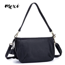 Moxi женская сумка через плечо из натуральной кожи однотонная женская сумка через плечо Повседневная сумка для мамы модная женская сумка