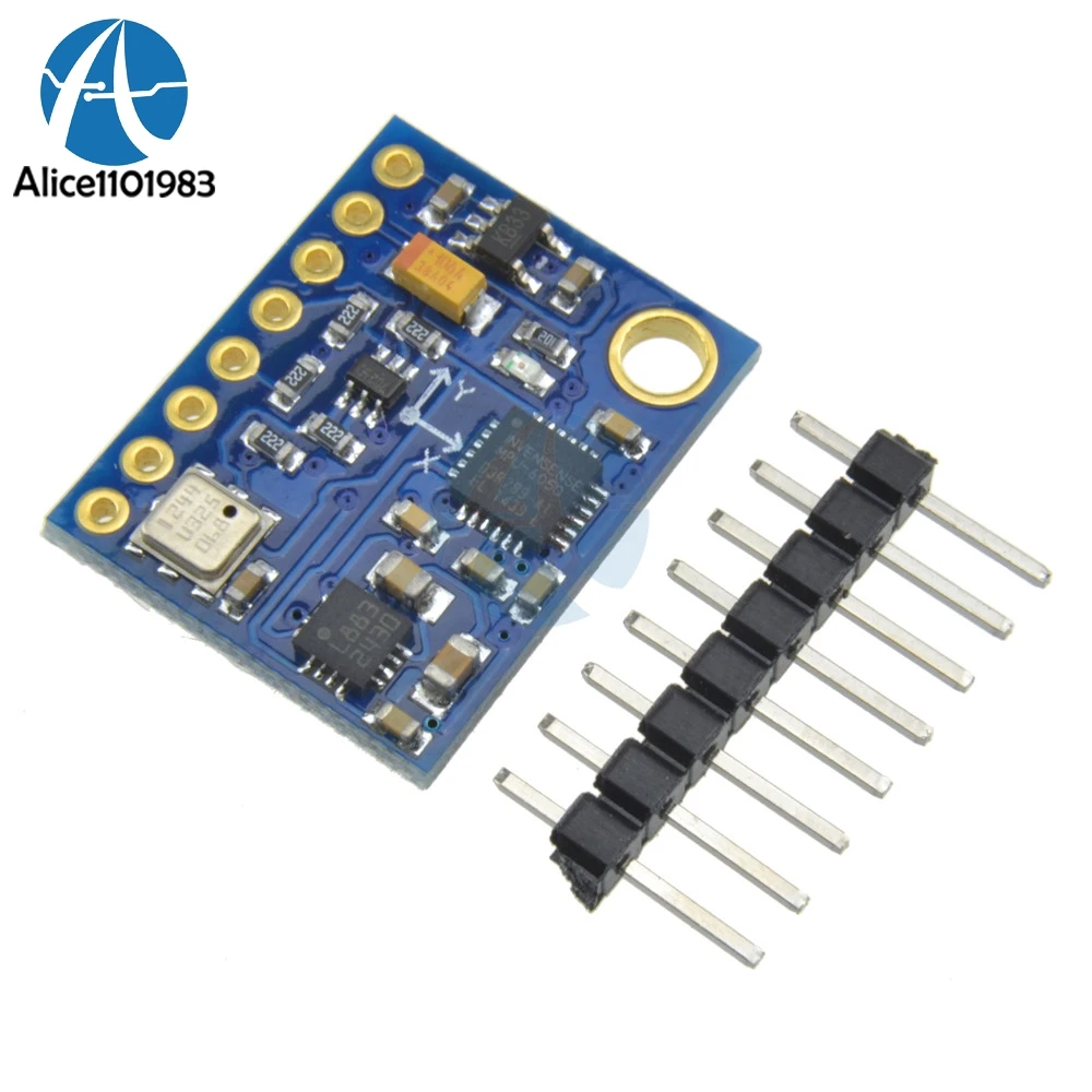 1 комплект GY-87 HMC5883L MPU6050 BMP180 10DOF модуль датчика GY87 для Arduino 5 В мощность высокая точность