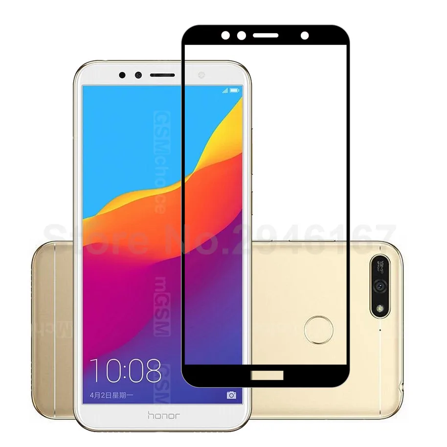 

For Huawei Honor 7A Pro AUM-AL29 5.7 inch Full Cover Tempered Glass For 7A Dua-L22 5.45 inch Screen Protector Protective Film