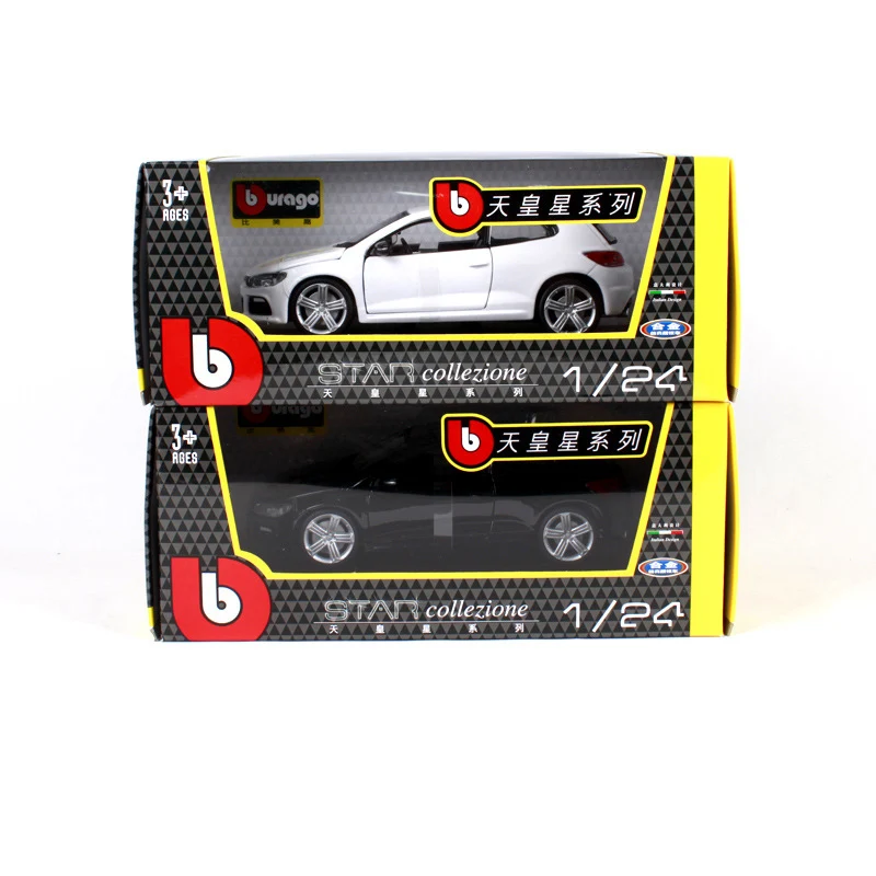 Bburago 1:24 VW Scirocco R литая модель автомобиля металлическая машина детские игрушки модель автомобиля для коллекции подарков