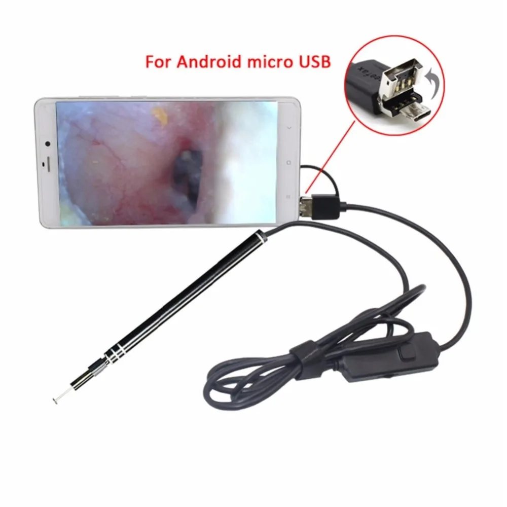 3 в 1 USB ушной эндоскоп для очистки визуальных ушей с мини-камерой HD инструмент для чистки ушей