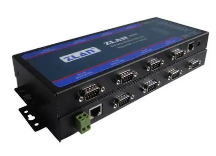

Multi serial port server 8 port RS232/485 Switch Ethernet device communication networking ZLAN5800