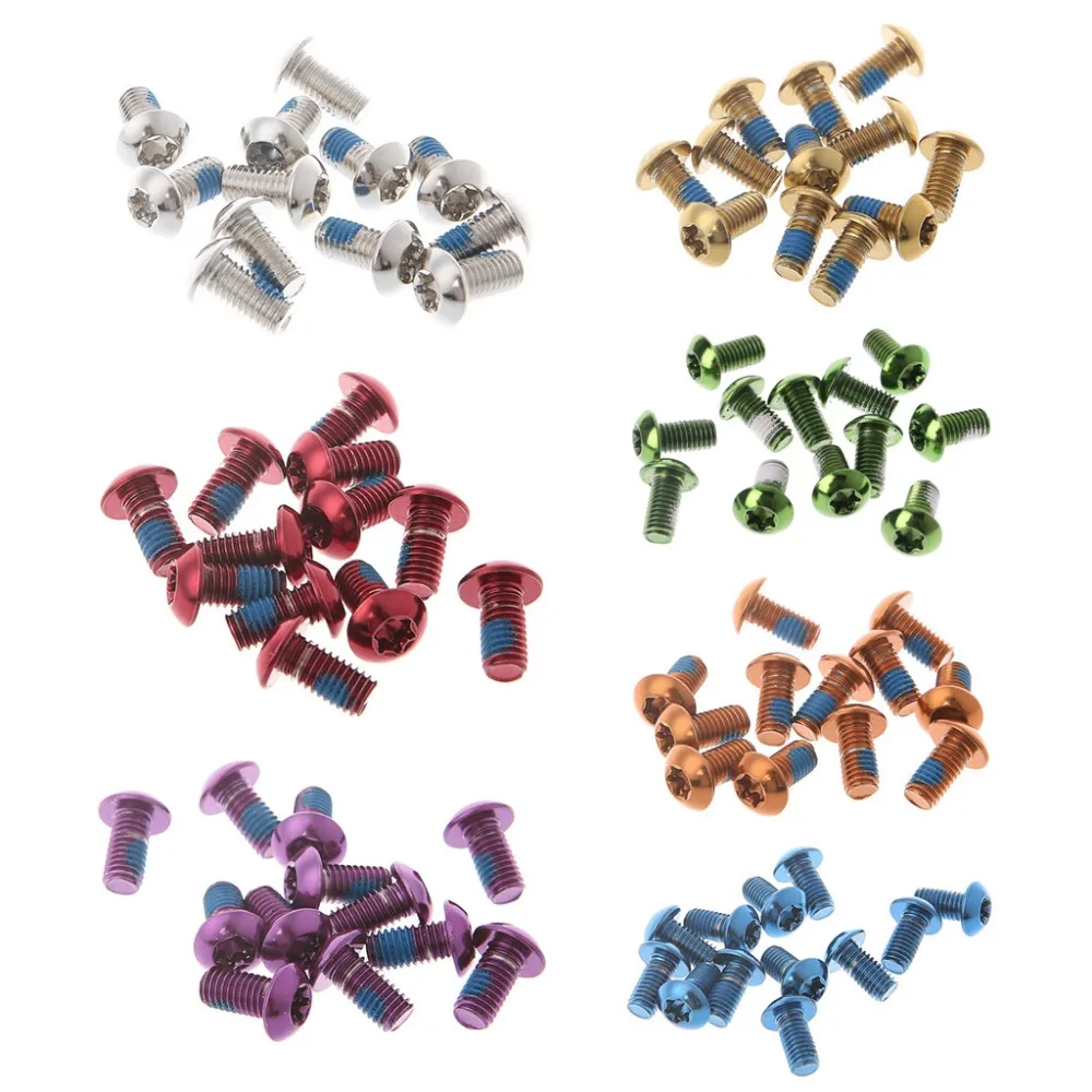 

12Pcs Bicycle Brake Disc Screws Alloy Steel Bolt Rotor Cycling For Mountain Bike