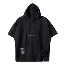 

Trendy Hooded Zipper T Shirt Men Hip Hop Retro Harajuku Tshirt Men Streetwear Justin Bieber Tops Swag Oversized T Shirt 6T0019