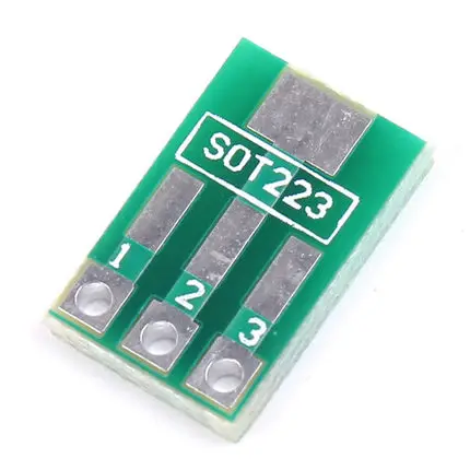 

20pcs/lot SOT89 SOT223 to DIP Transfer Board DIP Pin Board Pitch Adapter keysets In Stock