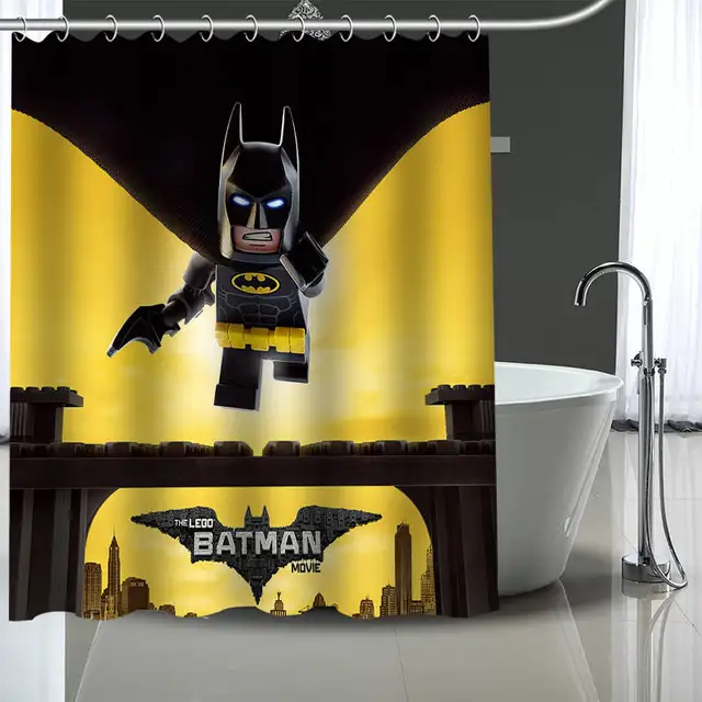 Custom lego Shower Curtain Modern Fabric Bath Curtains Home Decor