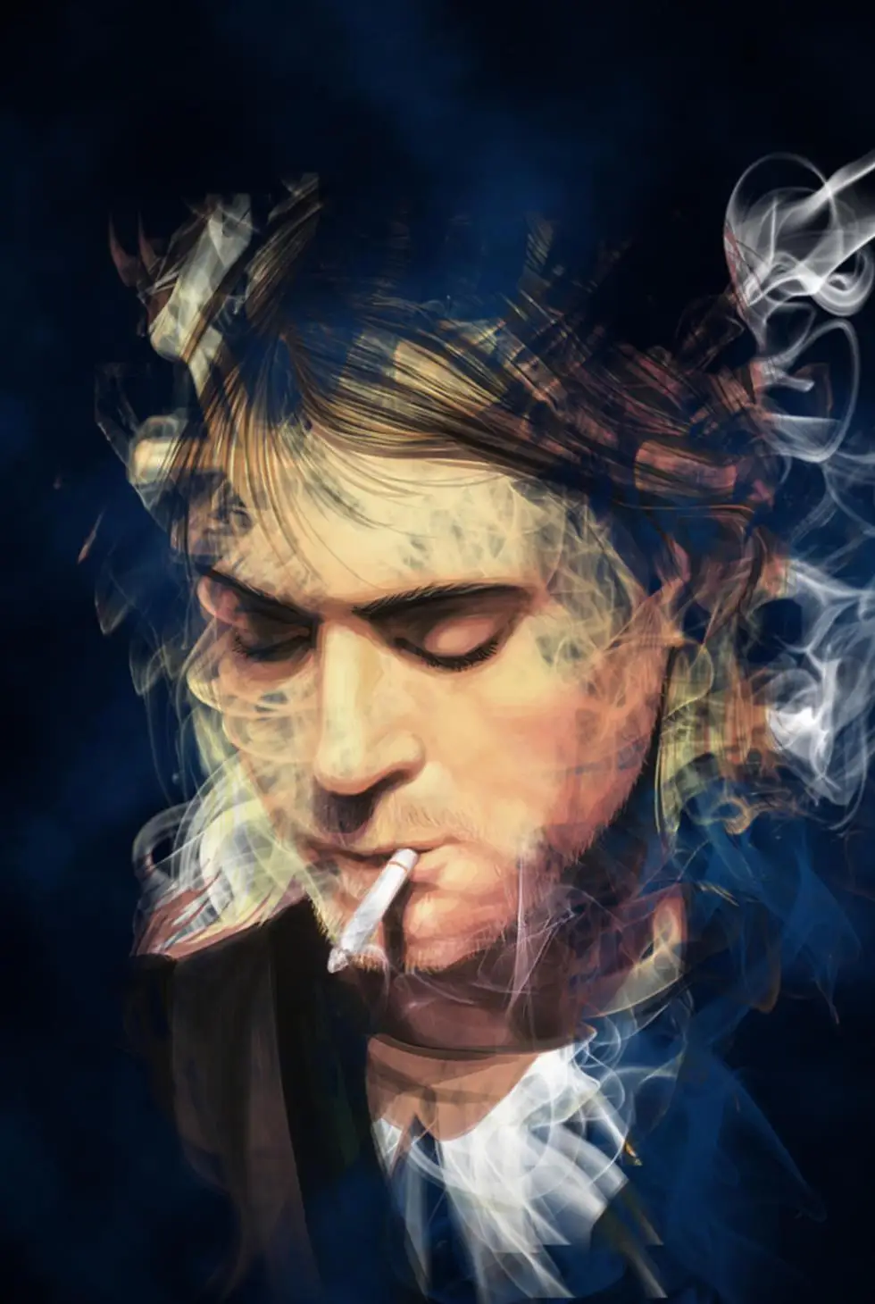 Hot Sale Custom kurt cobain Stylish Classical Decor Fashion Mondern Poster Size (50x76cm) Wall Sticker Free ShippingU05-19 | Дом и сад