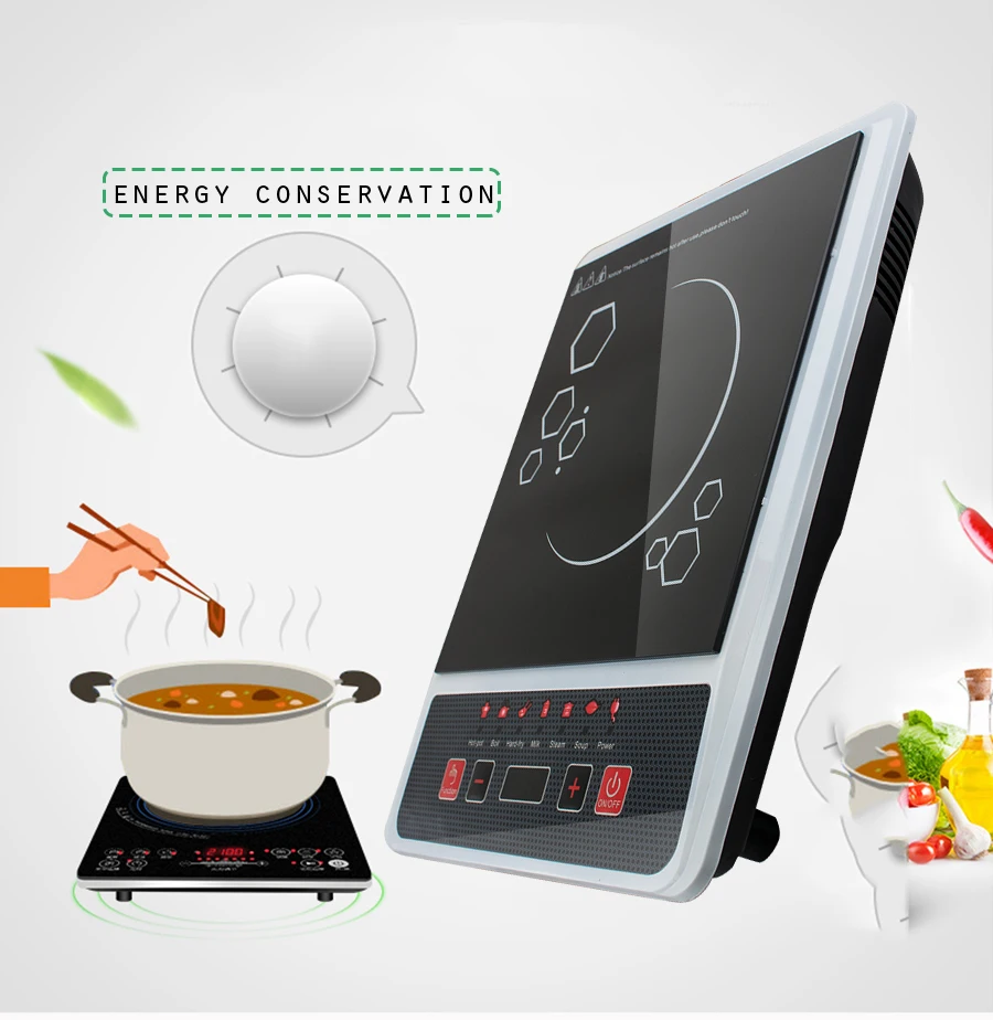 

Portable Digital Electric Induction Cooktop Countertop Burner Cooktop Burner Cooker 2000W 110V