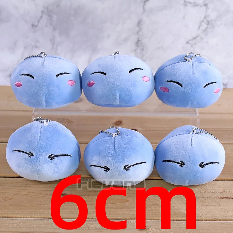 

That Time I Got Reincarnated As A Slime Mini Plush Slime Pendants Toys Soft Stuffed Dolls 10pcs/lot