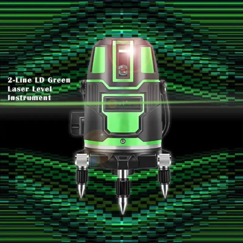 

Laser level Green 2 lines self-leveling laser Leveler 360 Vertical Horizontal Cross laser red beam line measuring instrument