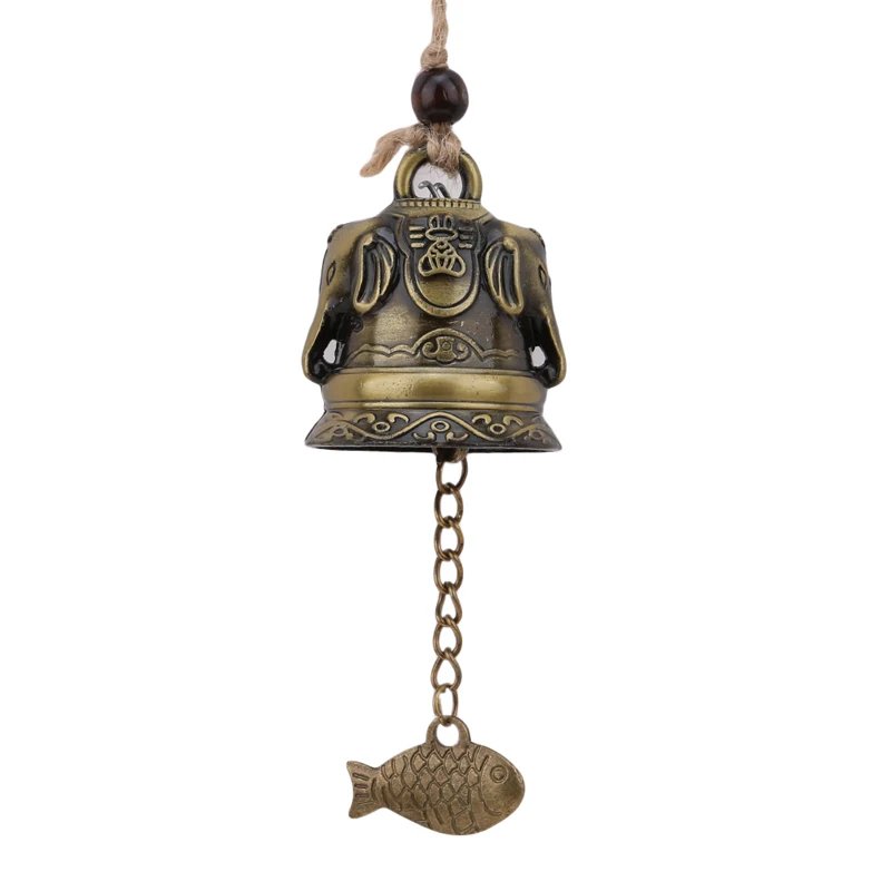 Blessing Luck Bell фэн шуй Металлические Китайские колокольчики Новая мода Фортуна дом автомобильное подвесное украшение Декор подарок ремесла новое поступление