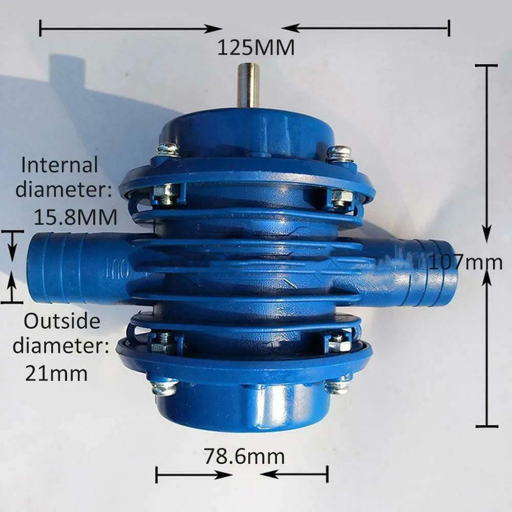 Мини бытовой небольшой насос Самовсасывающий ручная дрель водяные насосы Сад Двор