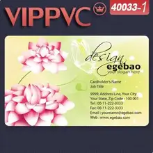 A40033-1 размер кредитной карты ПВХ пластиковая визитка Белый пластик