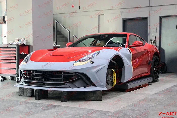 Z-ART комплект расширителей колесных арок для Ferrari F12 Berlinetta широкий тюнинг тела комплект для Ferrari F12 Berlinetta широкий аэродинамический Комплект тела