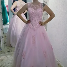 ANGELSBRIDEP плюс размер пышные платья роскошные бусы со стразами корсет сладкий 16 Тюль бальное платье Vestido платье для светской львицы