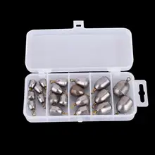 20 шт рыболовные грузила вес набор рыболовный вес Размер 4 г/7 г/10 г/14 г/20 г водная капелька свинцовый вес s рыболовные аксессуары