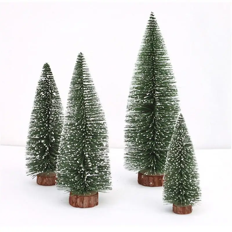 Artificial Mini Christmas Tree Small Pine Trees Table Desk Ornaments