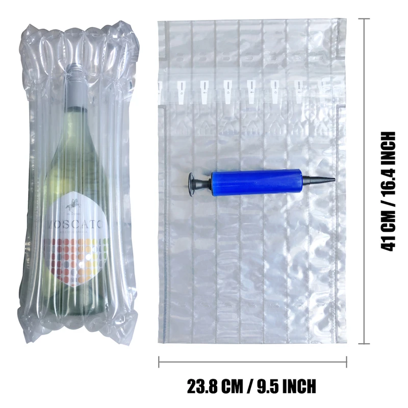 Protector de botella de vino Paquete de 15 bolsas de amortiguación de aire para botellas de vidrio a prueba golpes|Fundas de botellas vino| - AliExpress