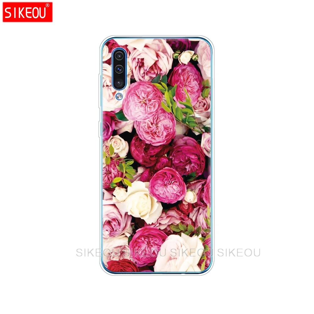 Для samsung Galaxy A50 силиконовый прозрачный Футляр задняя крышка чехол для телефона для samsung A50 A505 A505F SM-A505F мягкий чехол 6,4" - Цвет: 33788