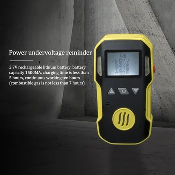 

Gas Leak Detector C2H4O Ethylene Oxide Gas Monitor with Alarm System Gas Detector Professional C2H4O Air Gas Analyzer Sensor