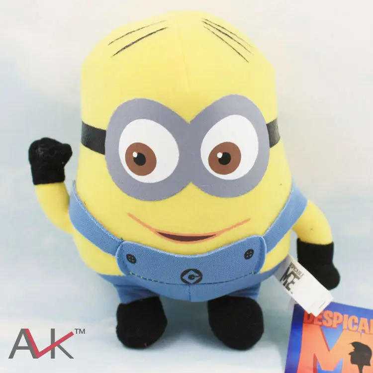 3pcs New Despicable ME Plush 7'' 17cm Minion Toys Jorge Stewart Dave Stuffed Animal Doll with tags mix order | Игрушки и хобби