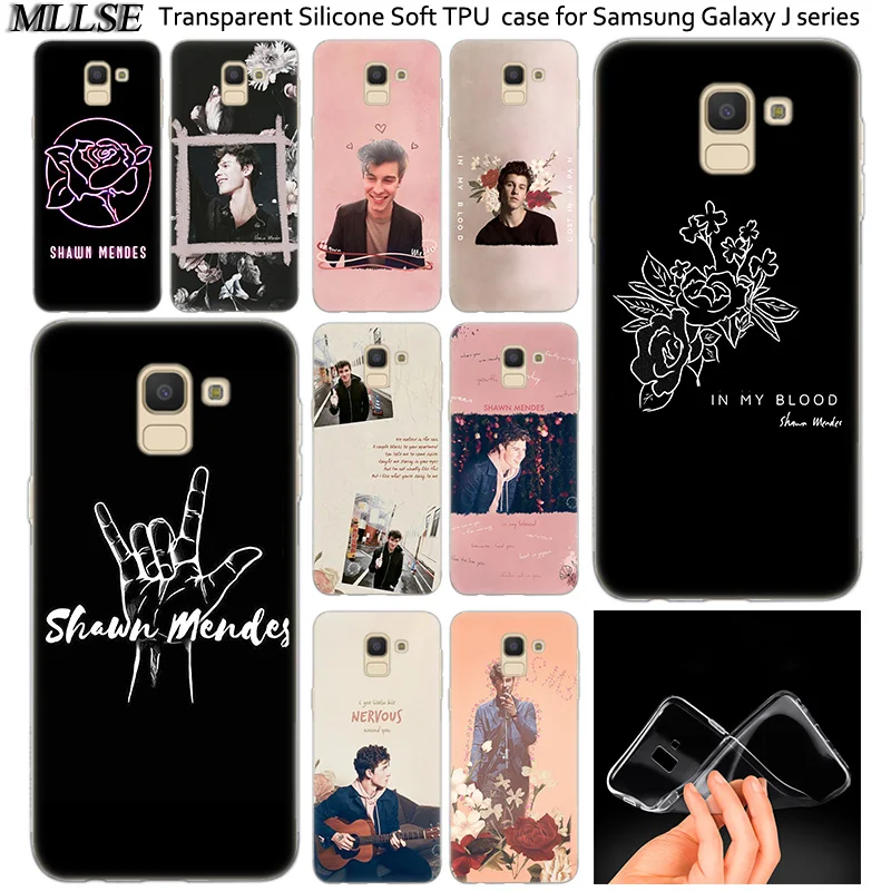 Горячий розовый Силиконовый чехол Shawn Mendes для Samsung Galaxy J2Pro J4 J6 J8 2018 J3 J5 J7 2016 2017EU Prime