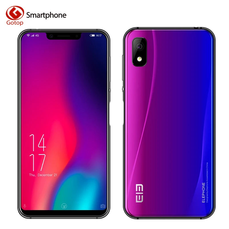 Мобильный телефон Elephone A4 Pro MT6763, четыре ядра, HD+ экран, 5,85 дюймов, Android 8,1, смартфон, 4 Гб ОЗУ, 64 Гб ПЗУ, 16 МП, 4G LTE, мобильный телефон