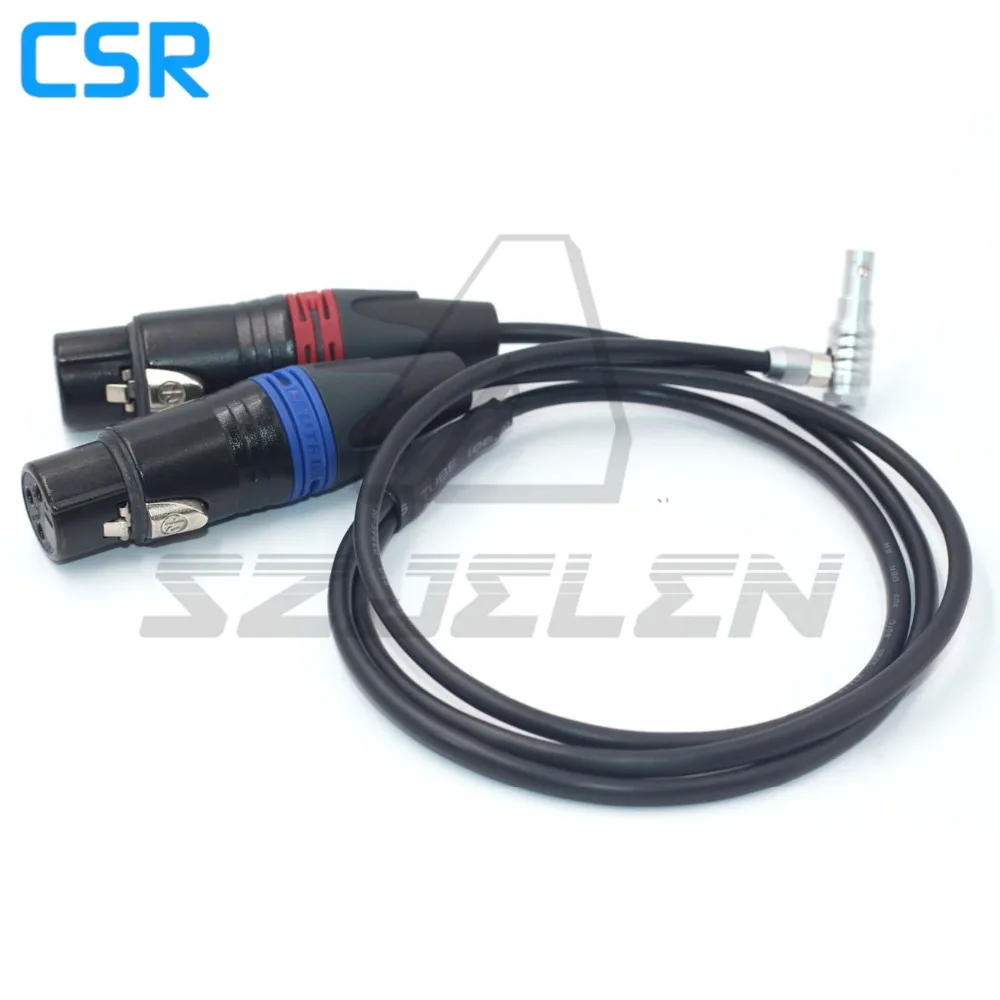 ARRI mini Audio 5-контактный штекер в(два) XLR 3pin гнездовой разъем для ARRI ALEXA mini camera аудио кабель
