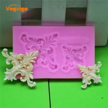 

VOGVIGO European Embossed Flower Silicone Mold Cross Fondant Mold Cake Decorate Tools Chocolate Gumpaste Moldes Para Reposteria