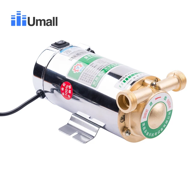 150W home Automatic Hot Water Booster Pump Shower Solar Heater low Pressure  on off Boosting switch control brass Pumps 220v - AliExpress