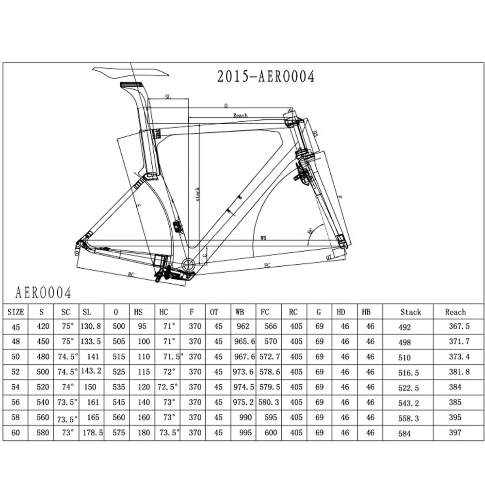 Perfect On sale ICAN carbon aero bike frame road racing bicycle frames size 45 48 50 52 54 56 58 60cm China Cheap frameset A4 2