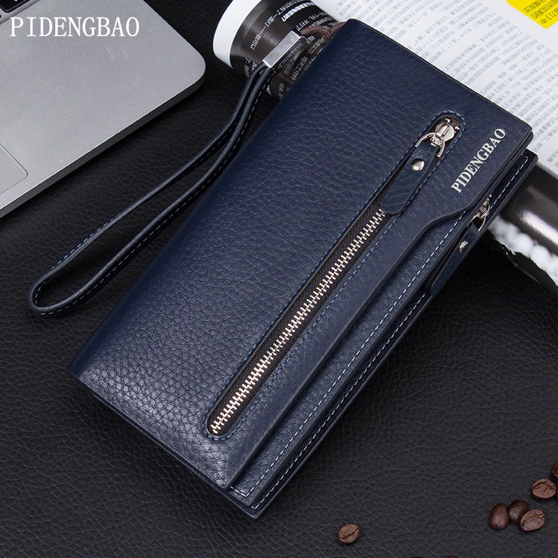 

PIDENGBAO Letter Newest Men Wallet Promotion Men Short Wallets Famous Solid Credit Card Holder ID Card Money Purse Travel Case