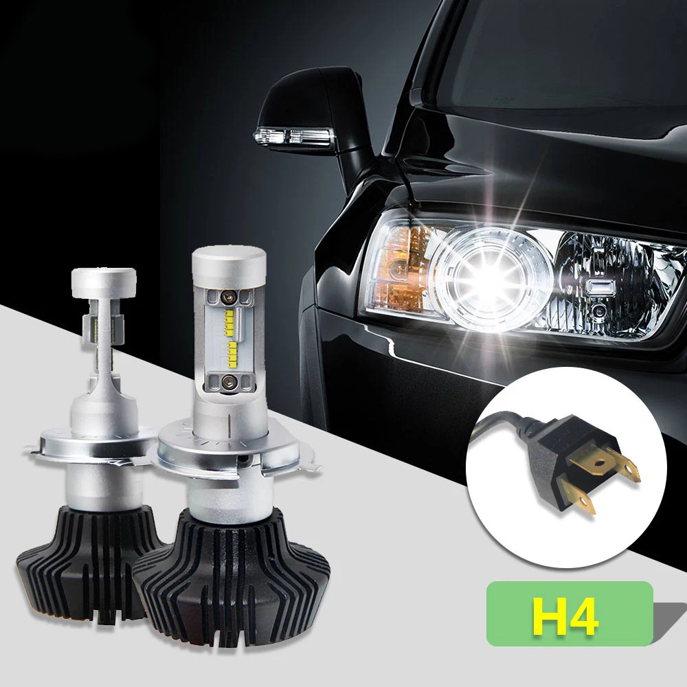 

CO LIGHT Cars Running Lights 1 Pair 50W Drl Controller 9003/Hb2 High Low Beam H4 Bulbs H13 6500K for Lada Niva Buick Ford