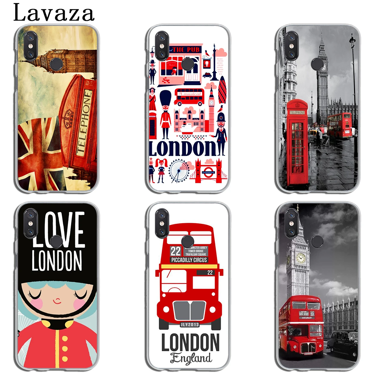 Lavaza London big ben Bus чехол для телефона Xiaomi MI 9 9T A3 Pro CC9 CC9E 8 SE A2 Lite A1 pocophone f1 6 6X 5S 5X MAX