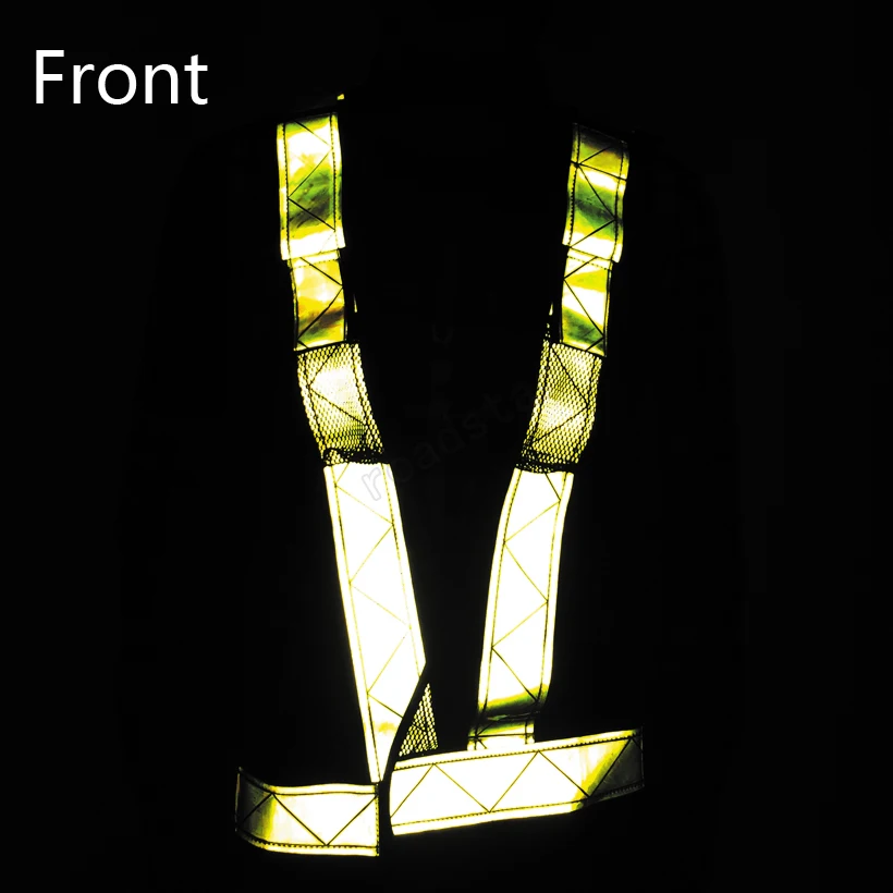 High Visibility Night Work Security Traffic or Cycling Safety Reflective Vest High Visibility Night Work Security Traffic or Cycling Safety Reflective Vest