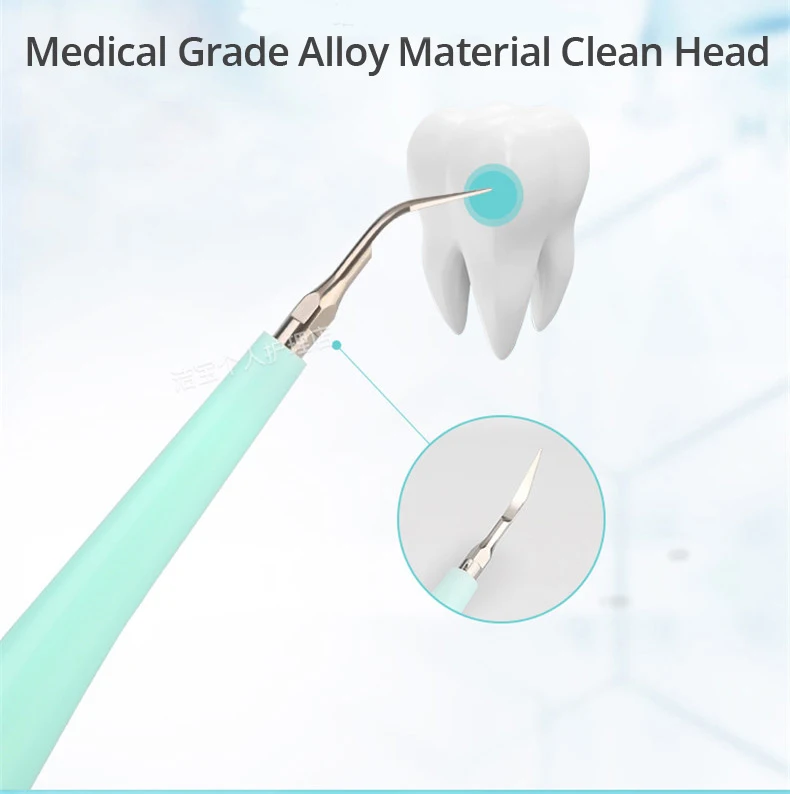 Máquina de Sonic Escova de Dentes Removedor de Cálculo para Lavagem da Boca Scaler Dental Elétrica Recarregável Dente Dentista Ferramentas 2 Cores Usb 4 Scaler Dental Máquina de Sonic escova de