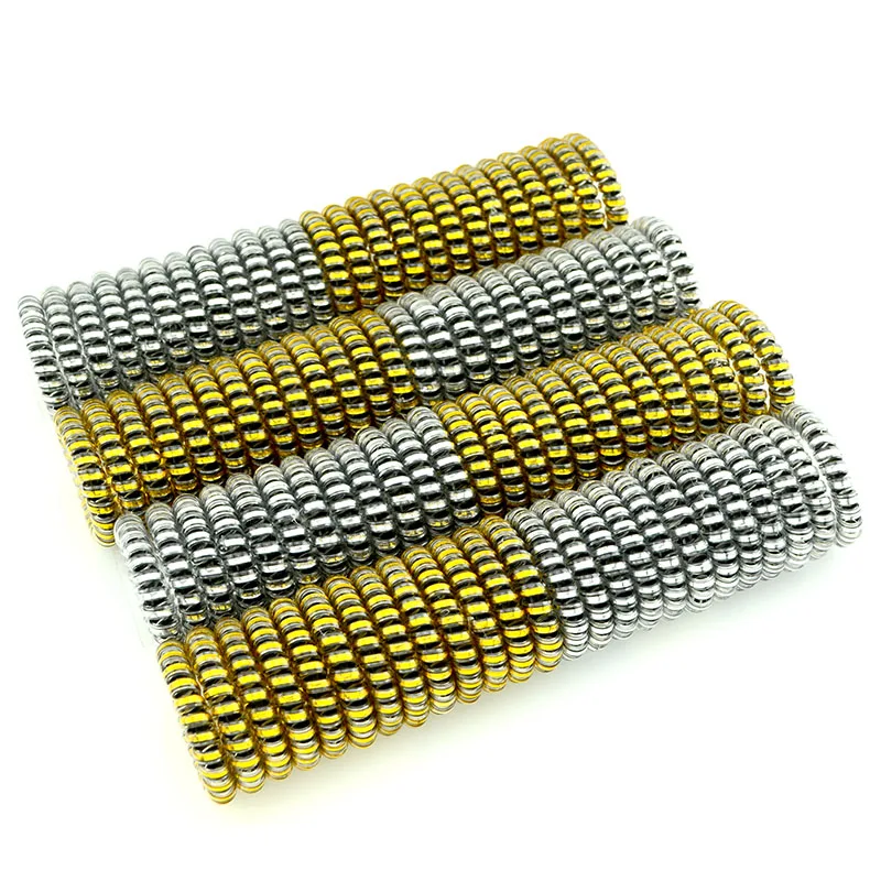 

100pcs/lot 5.5cm Tie Hairband Accessories Hair Rubber Rope Band Telephone Wire Line Gum Hair Ring Headband For Women Girl