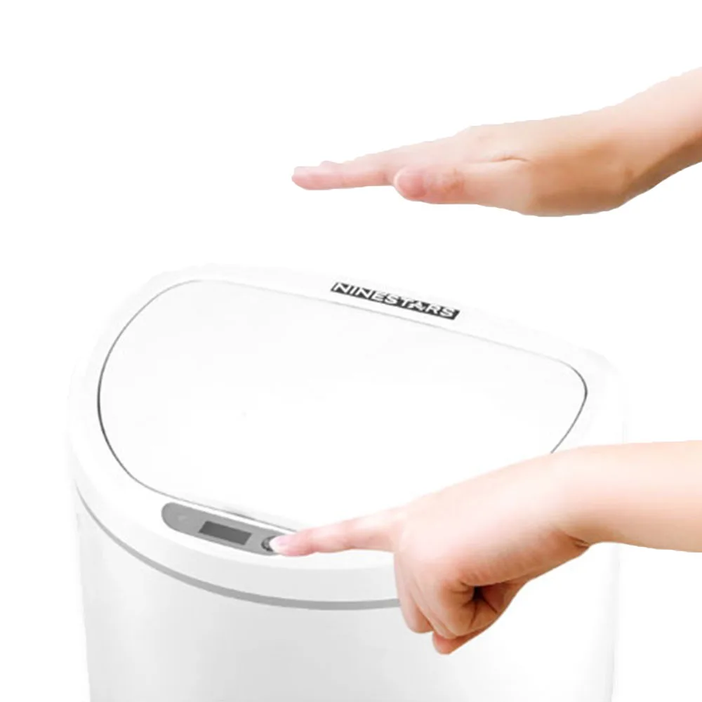 YOUPIN NINESTARS DZT-8-29S Smart Inductive Trash Can 8L Home Trash Can No Touch Trash Can Garbage Kitchen Storage Container