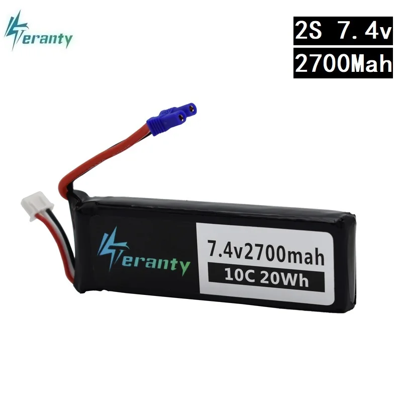 7 4 В батарея для Hubson H501W H501S H501C v 2700mAh lipo 10C 20WH RC Qaudcopter Drone Запчасти 2s V EC2|Детали и