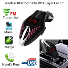 Автомобильный аудио-MP3 плеер ЖК-дисплей Дисплей Беспроводной Bluetooth FM передатчик громкой связи Bluetooth гарнитура AUX модулятор зарядка через usb 5 V/2.5A 30OT25