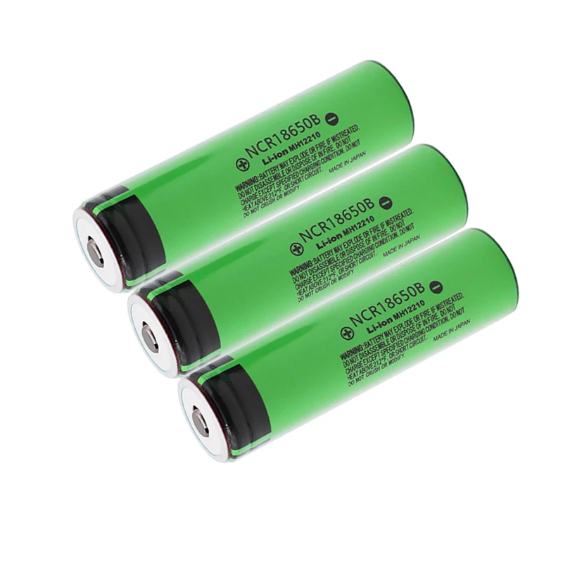 18650 3,7 v 3400 mah литиевая аккумуляторная батарея NCR18650B с заостренным для Panasonic светодиодный светильник батарея