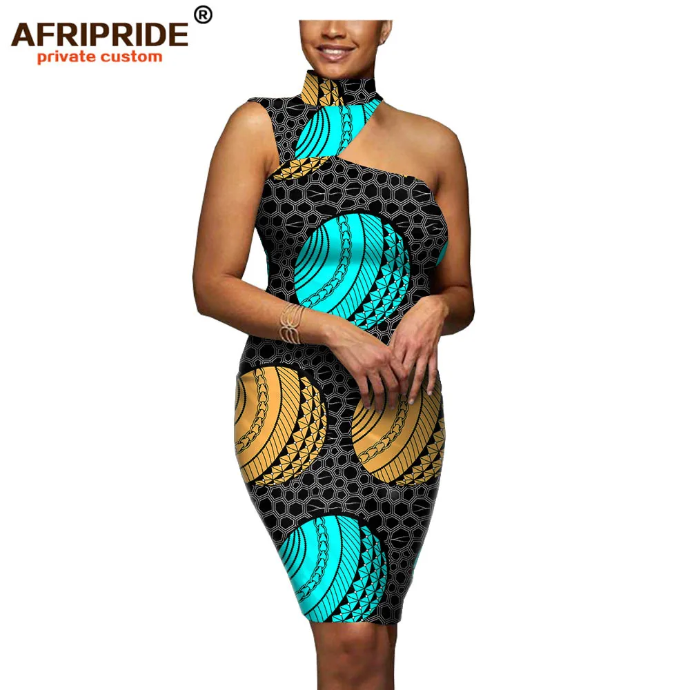 

2019 african dresses for women dress party dress pencil dress summer casual sexy dress dashiki print ankara AFRIPRIDE A1925035