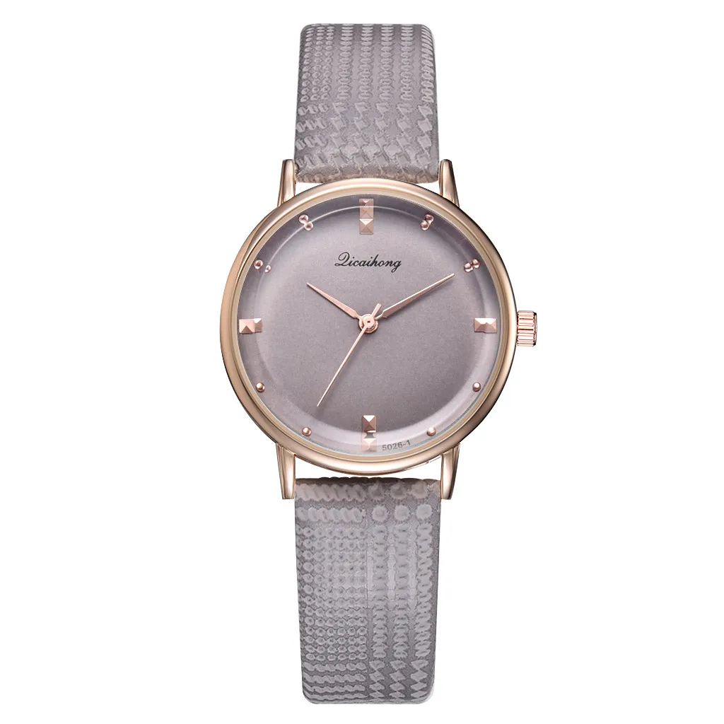 D Лучшие продажи Montre Femme женские часы GENEVA часы кожаные кварцевые женские часы Bayan Kol Saati женские наручные часы - Цвет: D