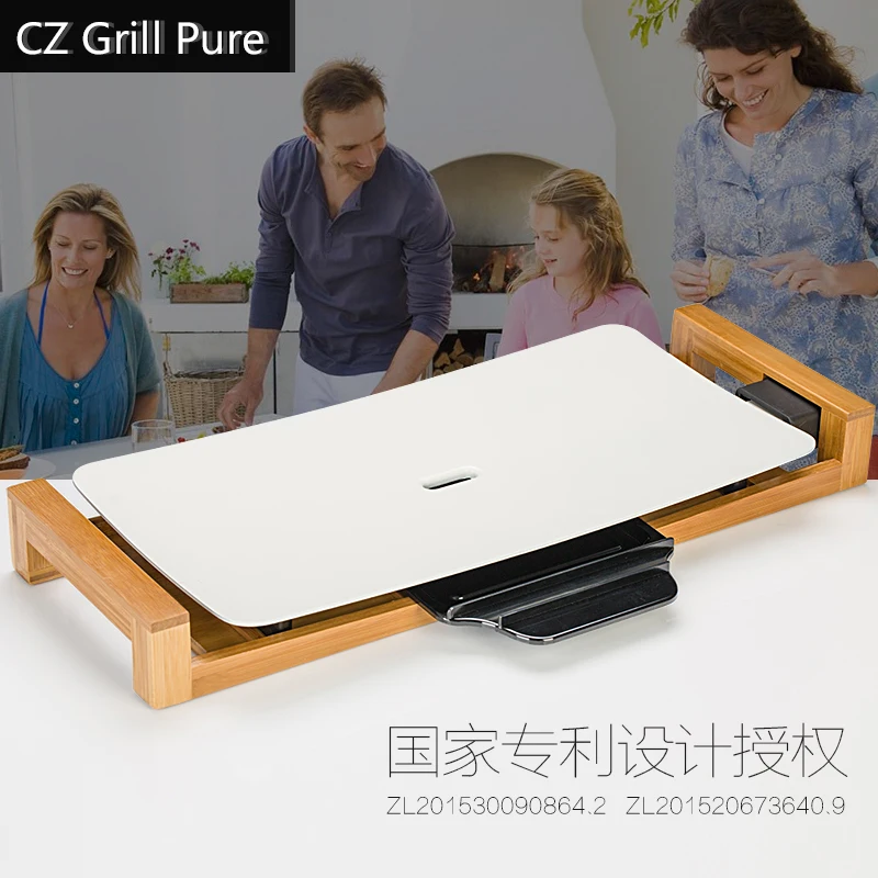 

Korean Ceramic Electric Oven Smokeless Non-stick Electric Baking Pan Household Electric Grills & Gridlles