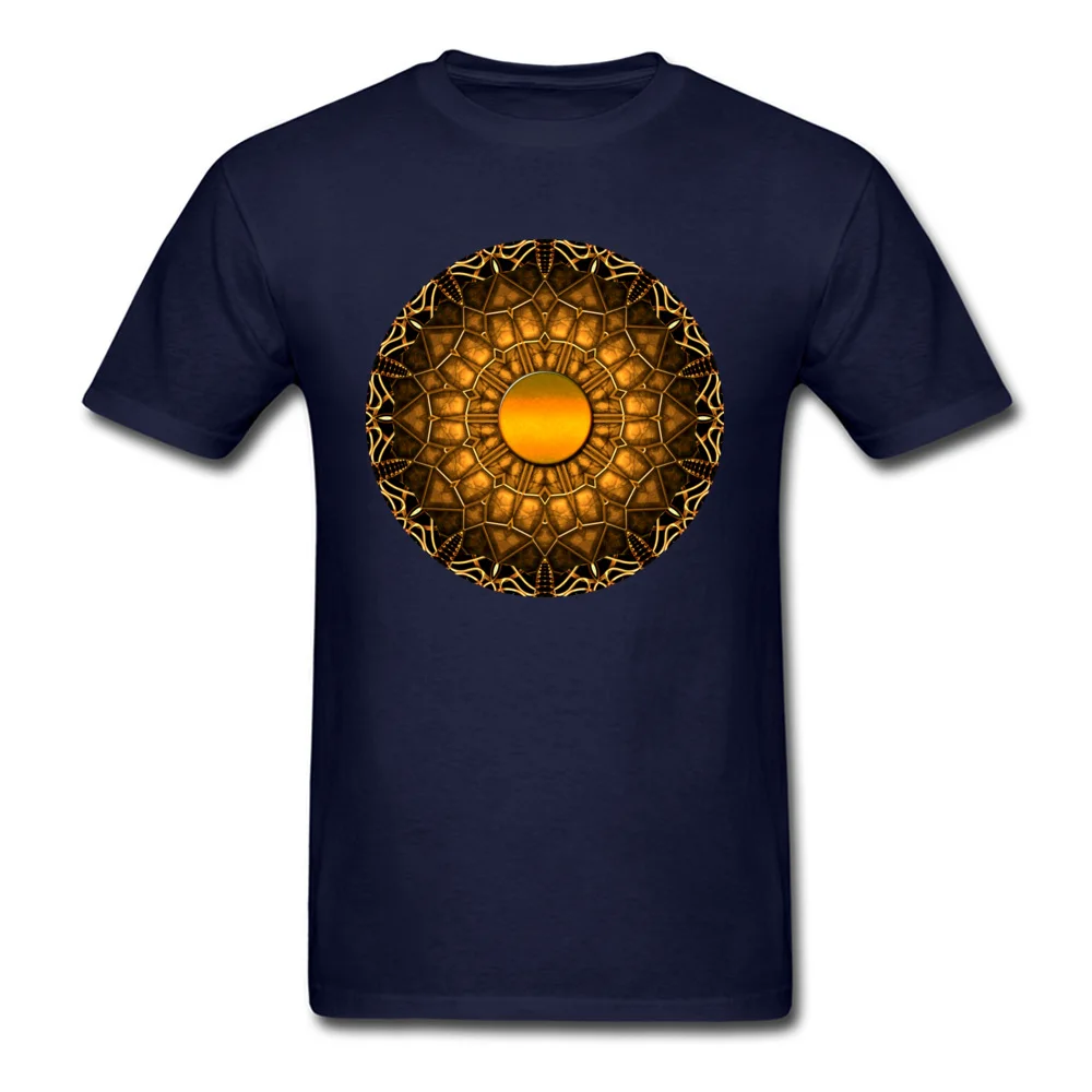 GOLD MANDALA DESIGN_navy
