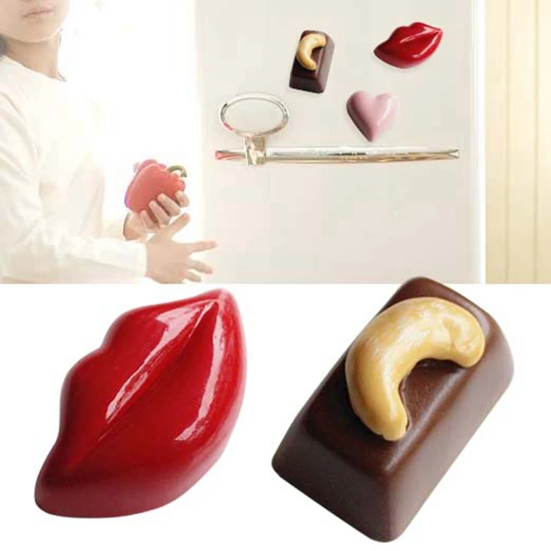 

Simulation Food Stereo Chocolate Refrigerator Sticker Home Decoration Accessories Diy Cake Message Information Fridge Magnet