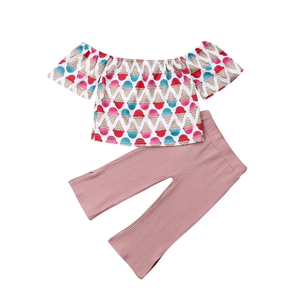 cream baby leggings