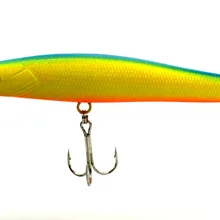 HENGJIA 145 мм Морская фея рыболовная приманка 14,5 см 18 г 2# крючки 4 цвета гольян рыболовные жесткие приманки блесны 40 шт. pesca карп рыболовные снасти