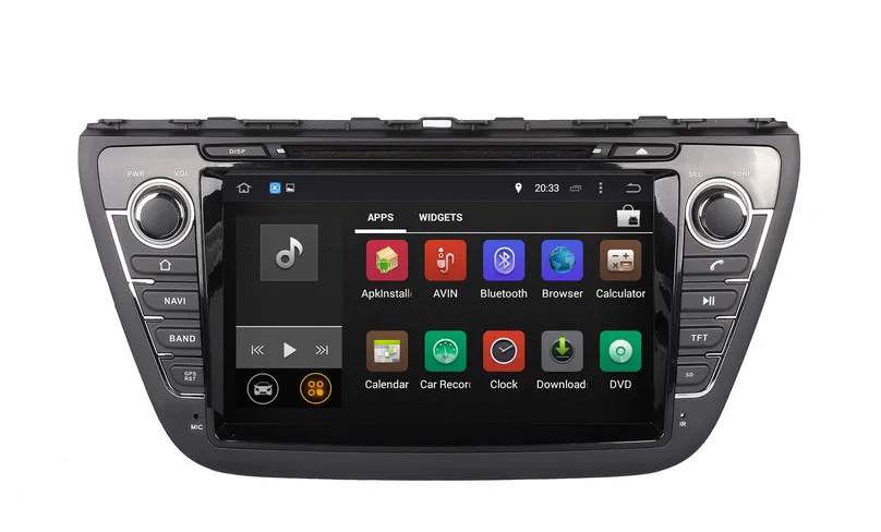 Best Android 8.0 Car DVD Player for Suzuki SX4 S Cross 2014 2015 2016 with GPS Navigation Radio BT SD USB WIFI Stereo 8Core 4G+32G 0